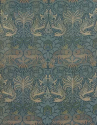 Tafel mit dem Titel Pfau und Drache